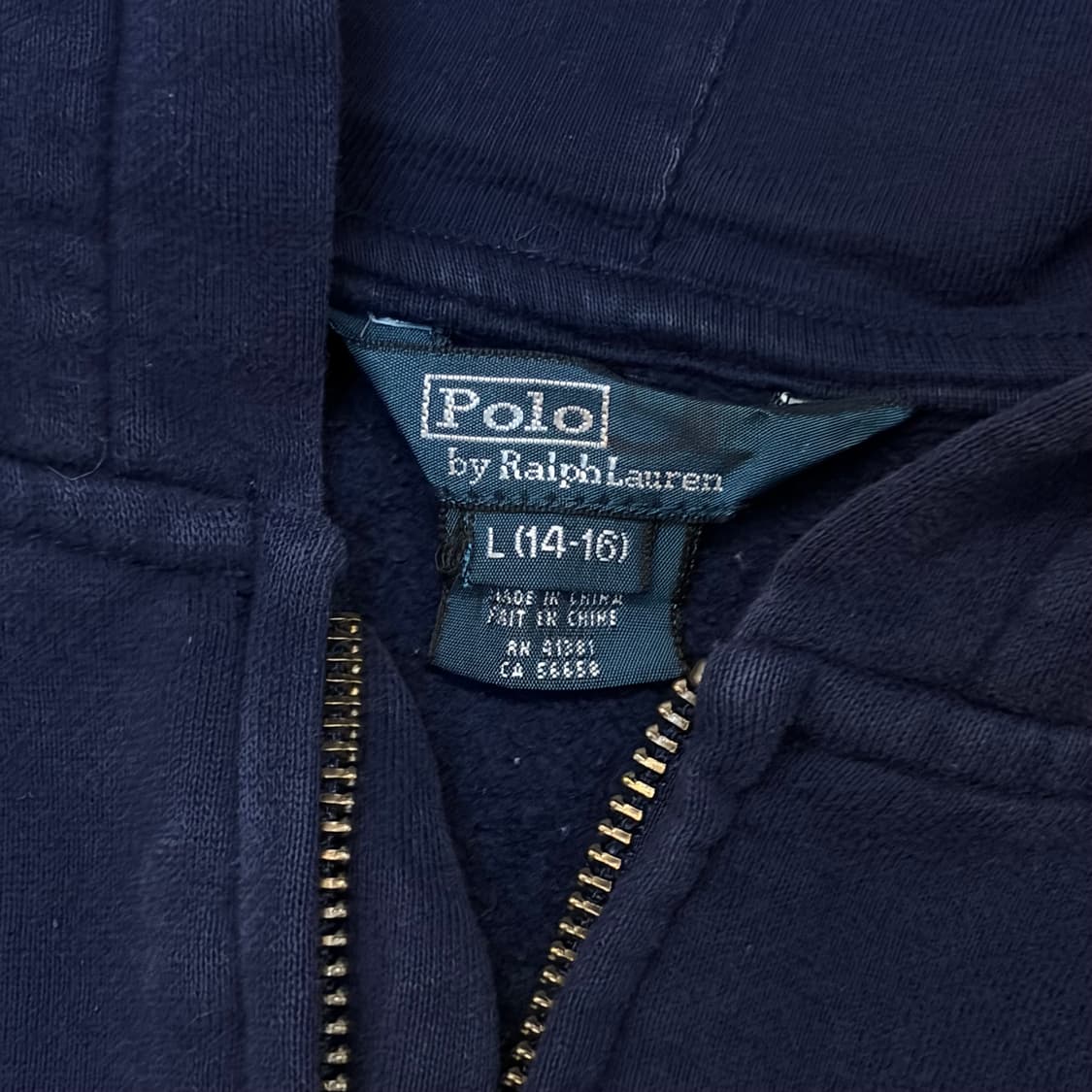 90s 미국 빈티지 폴로랄프로렌 후드집업 후드티 상품이미지5