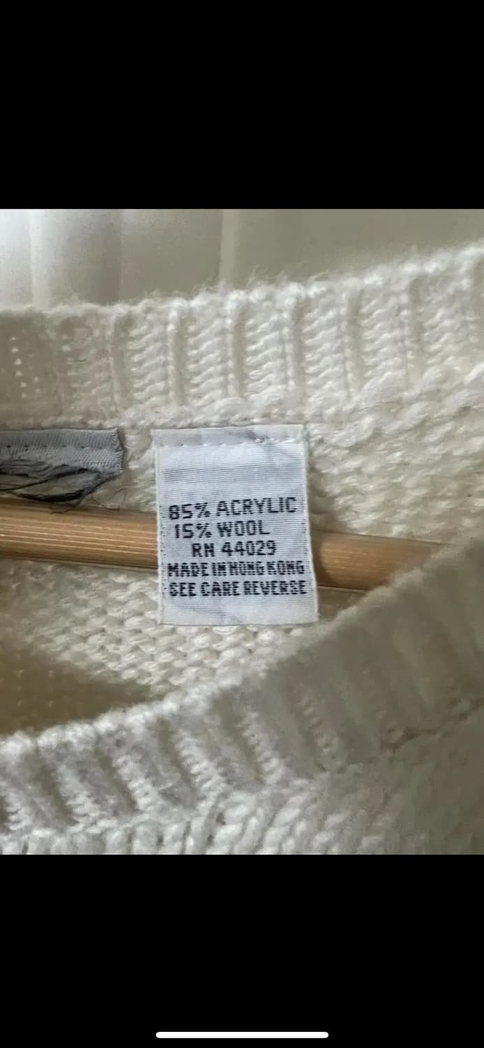 오리패턴 니트조끼 상품이미지4