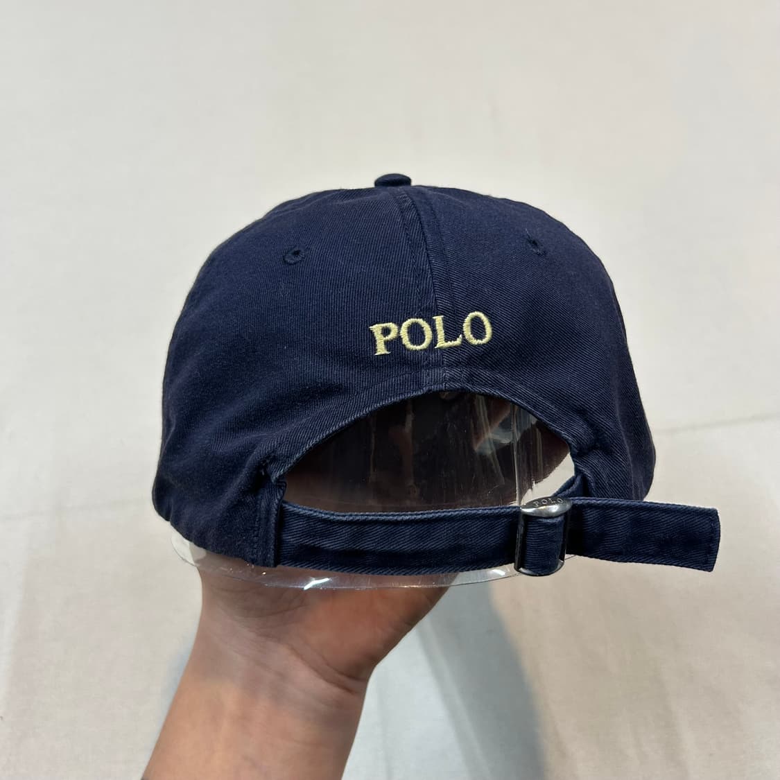 폴로 랄프로렌 네이비 볼캡 모자 신형 큐알탭 상품이미지5