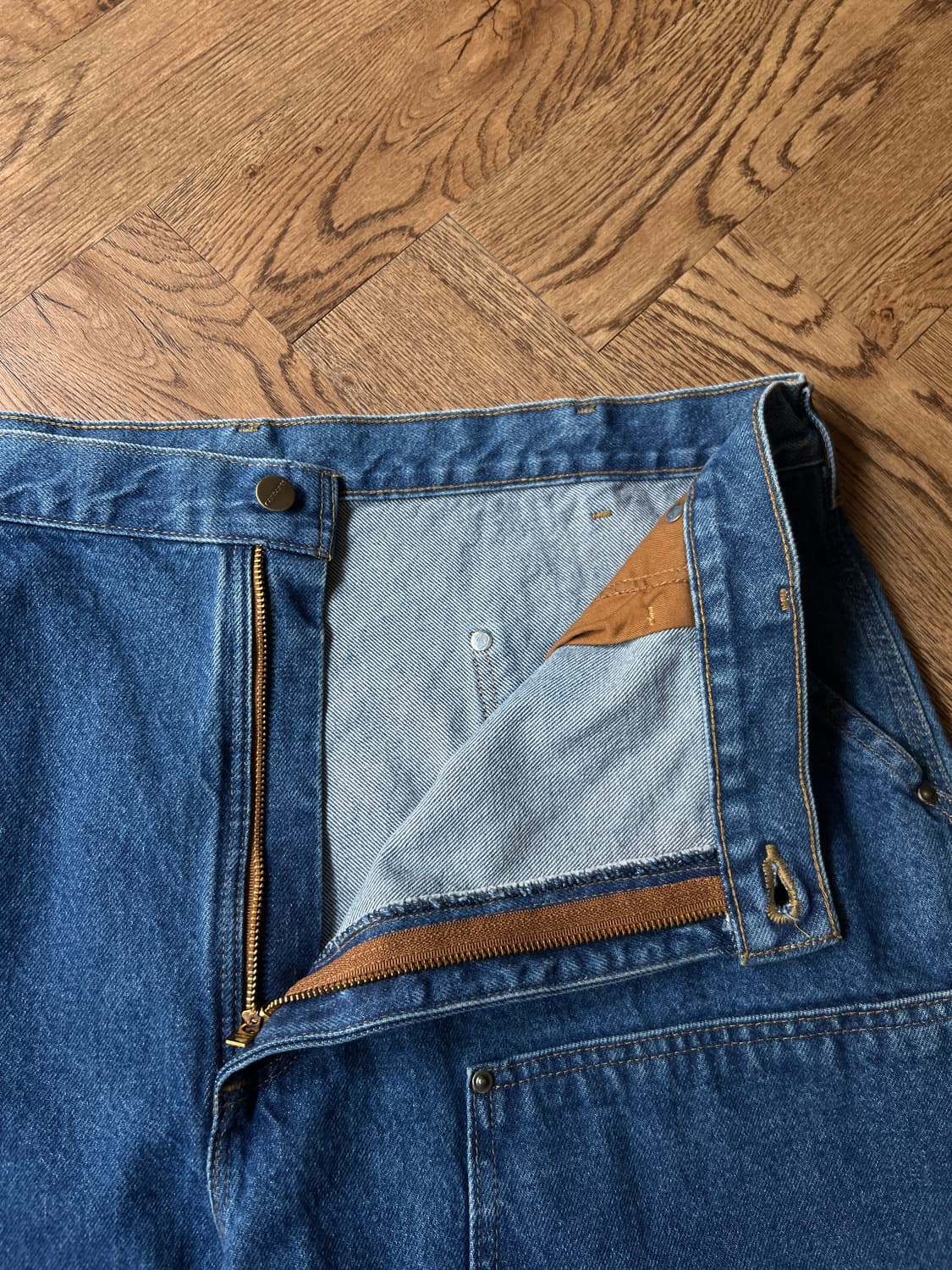 [42]칼하트 USA 빅사이즈 더블니 워크 데님 팬츠 상품이미지2