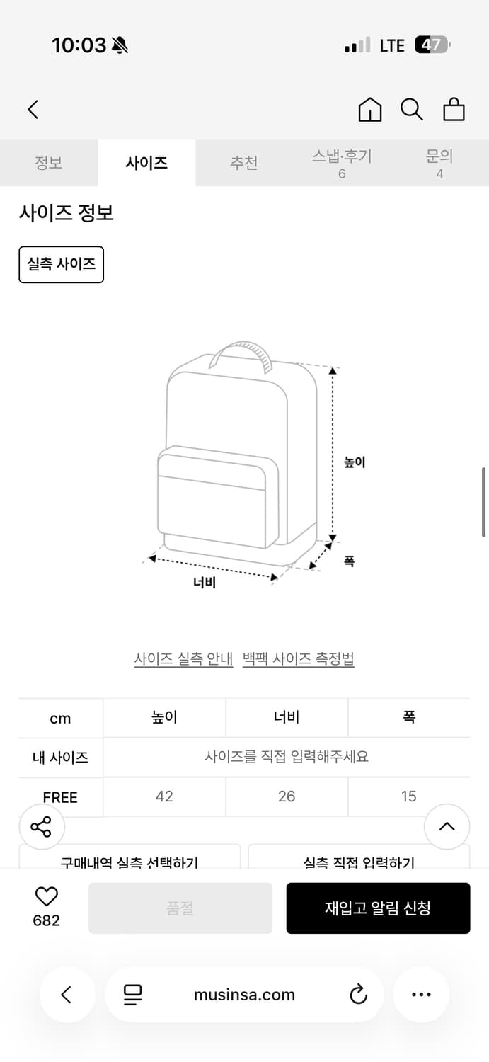 오도어 백팩 상품이미지2