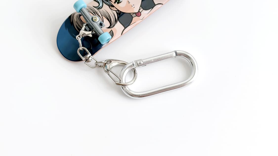 TECH DECK 핑거보드 줄이어폰 키링 키체인 ‘Girl’ 상품이미지6