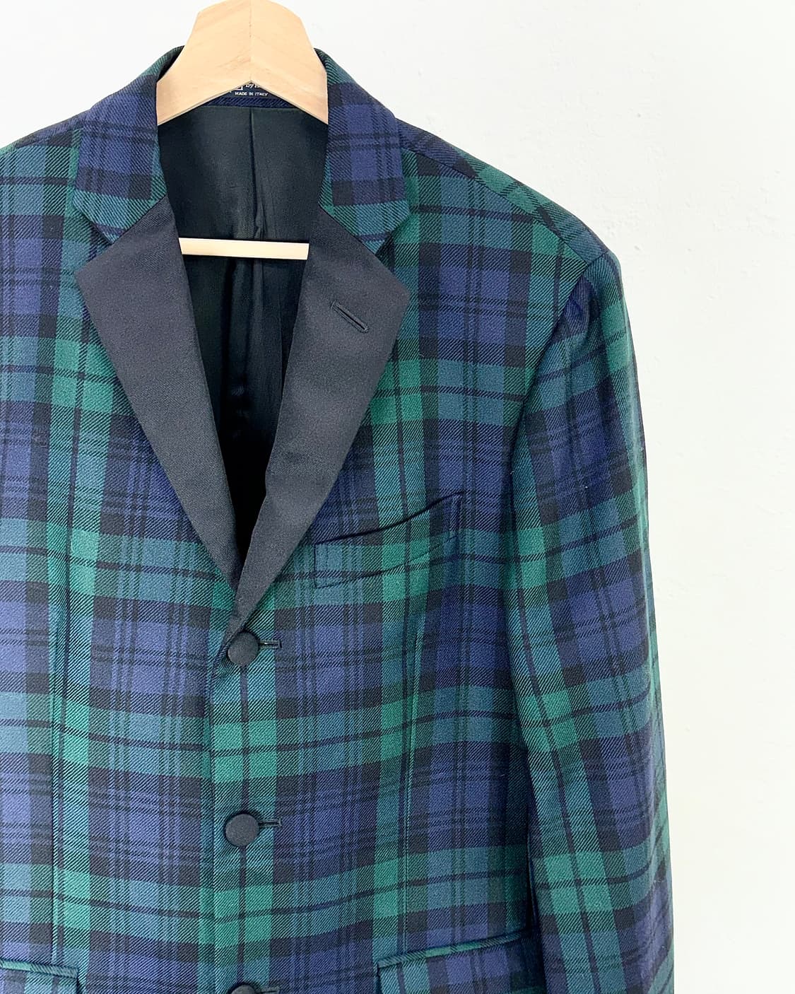 폴로 랄프로렌 블랙워치 울 플래드 싱글 브레스티드 블레이저 자켓 상품이미지3