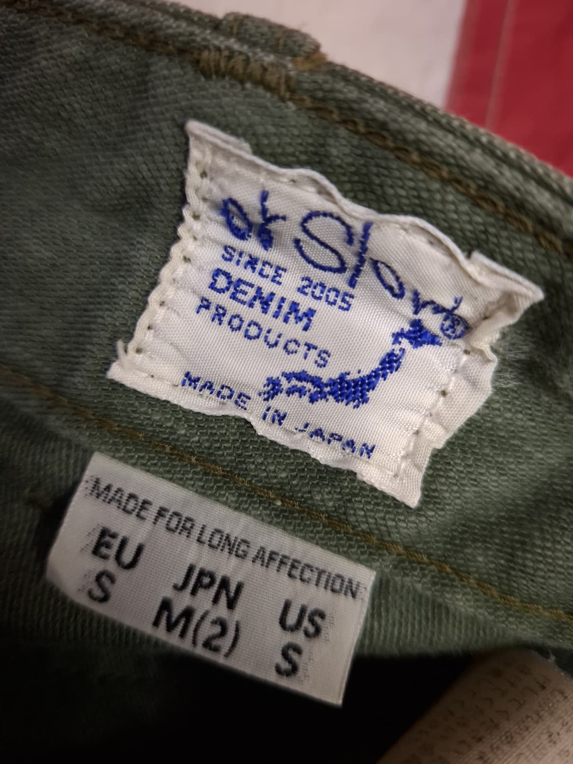 오리지날 어오슬로우 퍼티그 슬림형 팬츠 상품이미지3