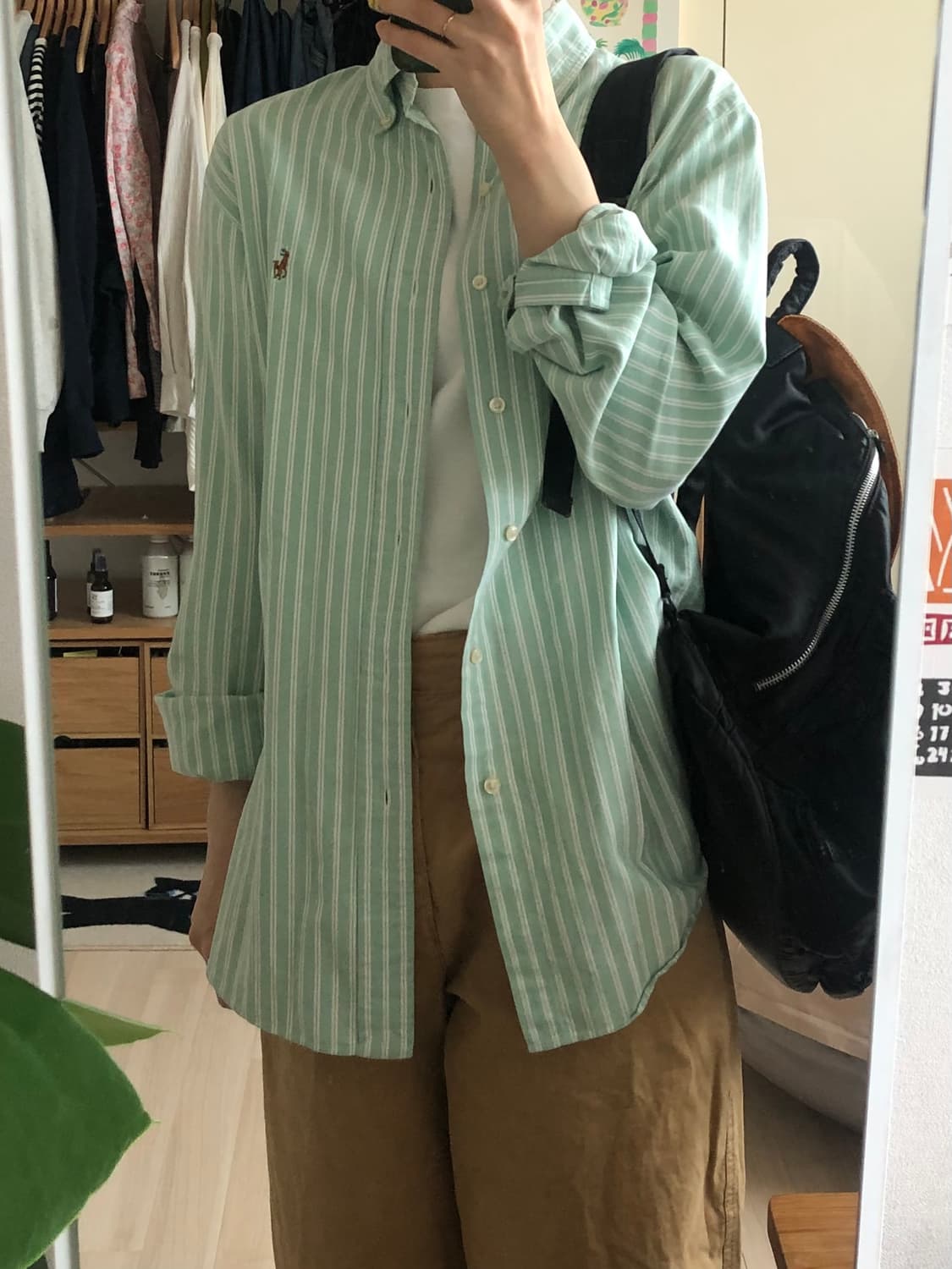 vintage polo mint shirt 🍵 상품이미지1