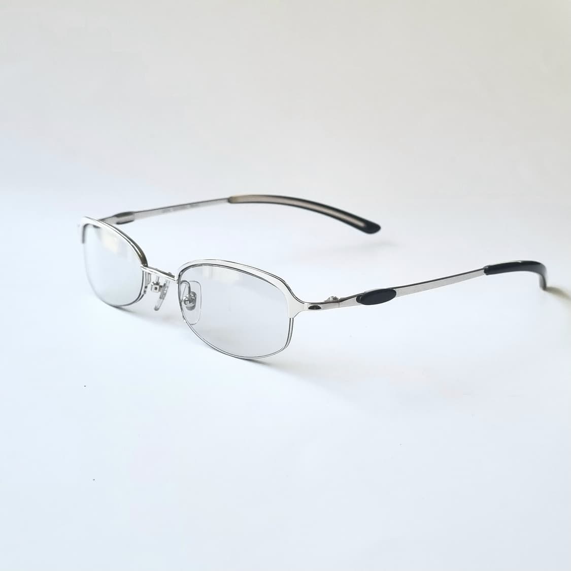 데드스탁   OGIS 실버 반무테 빈티지안경테 216 상품이미지4