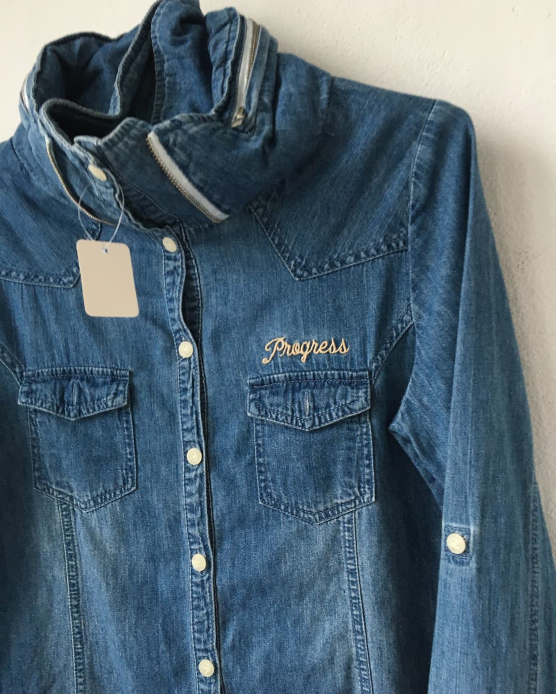 High neck hood shirt 상품이미지4