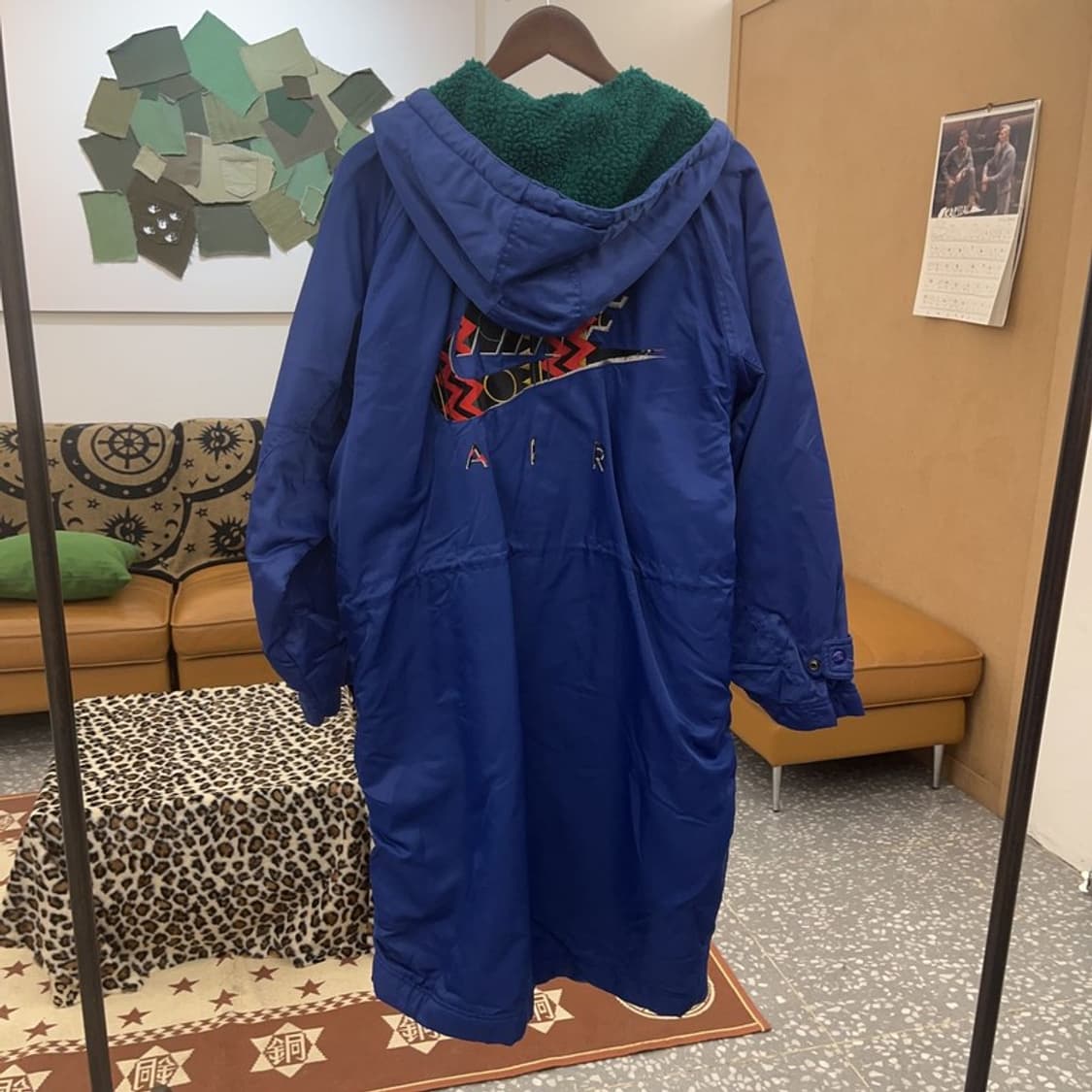 나이키 올드스쿨 키치 보헤미안 패턴 로고 돕바 패딩 100 C08928 상품이미지4