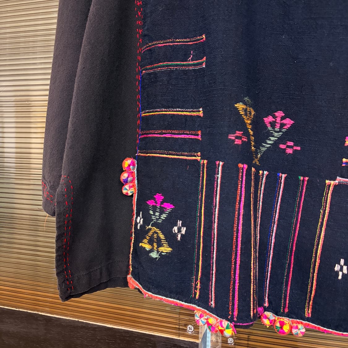 에스닉 리넨 7부 셔츠 상품이미지3