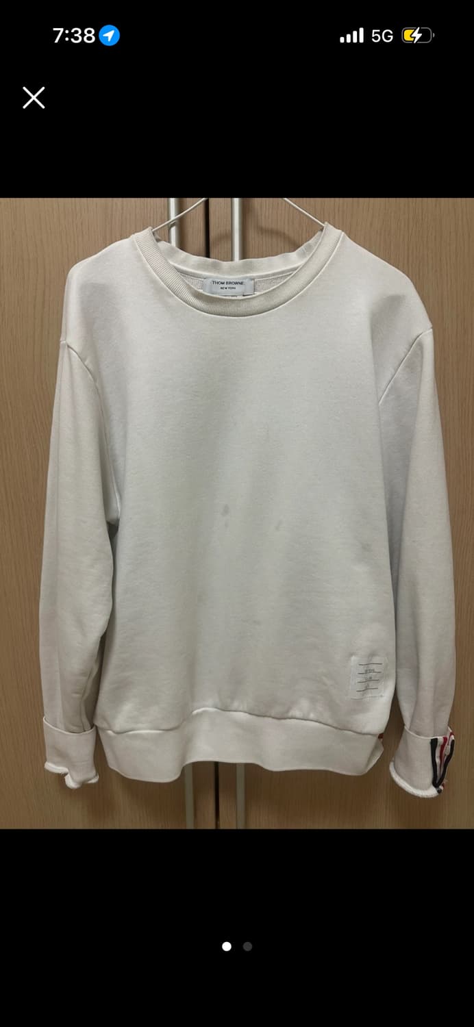 톰브라운 맨투맨 교신 가능 상품이미지2