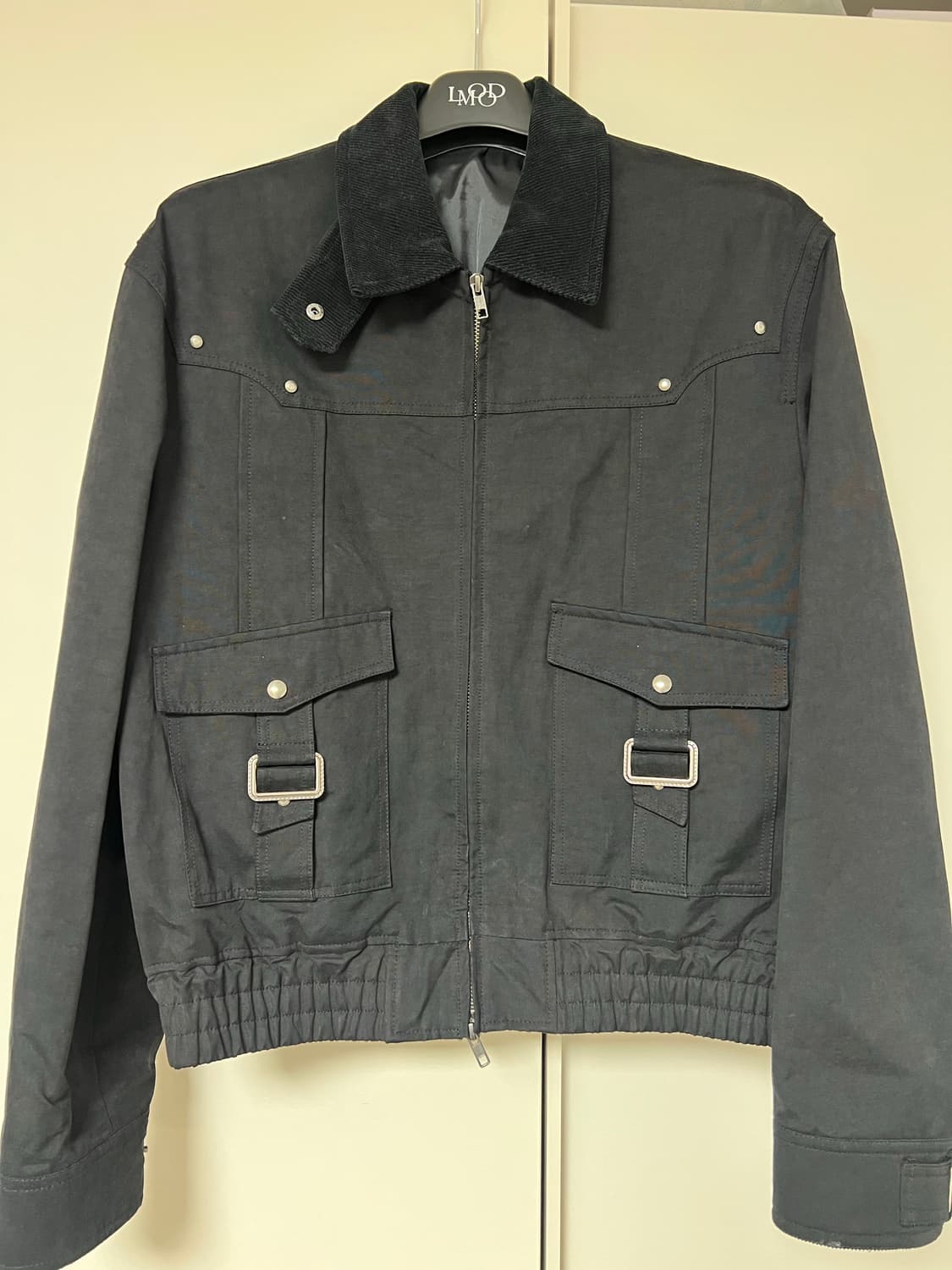 엘무드 체스터 헌팅 블루종 자켓 상품이미지2