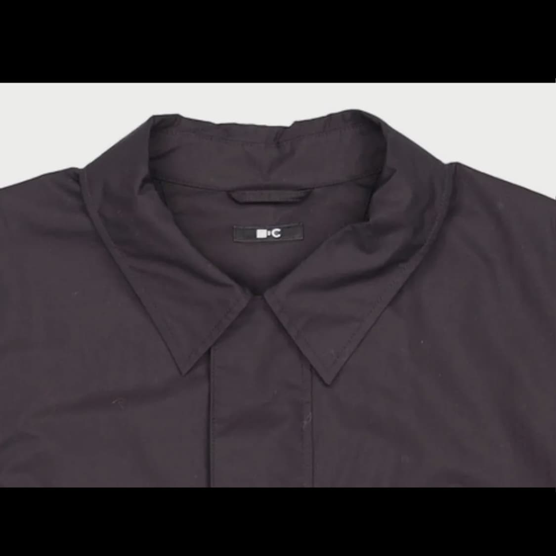 유니클로C 코튼쇼트블루종 블랙 XXL 택없는 새상품 상품이미지3