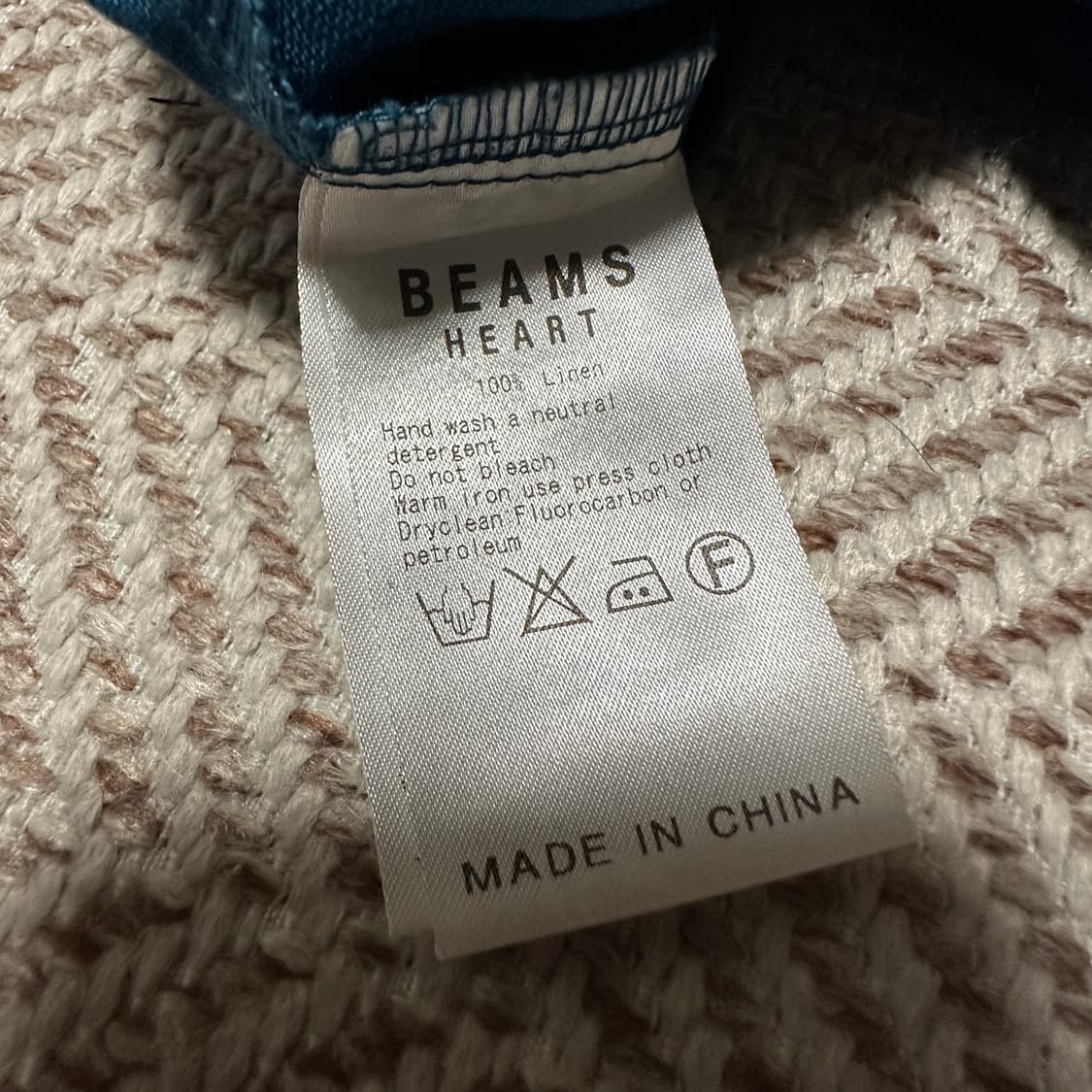 BEAMS linen 100% onepiece 상품이미지4