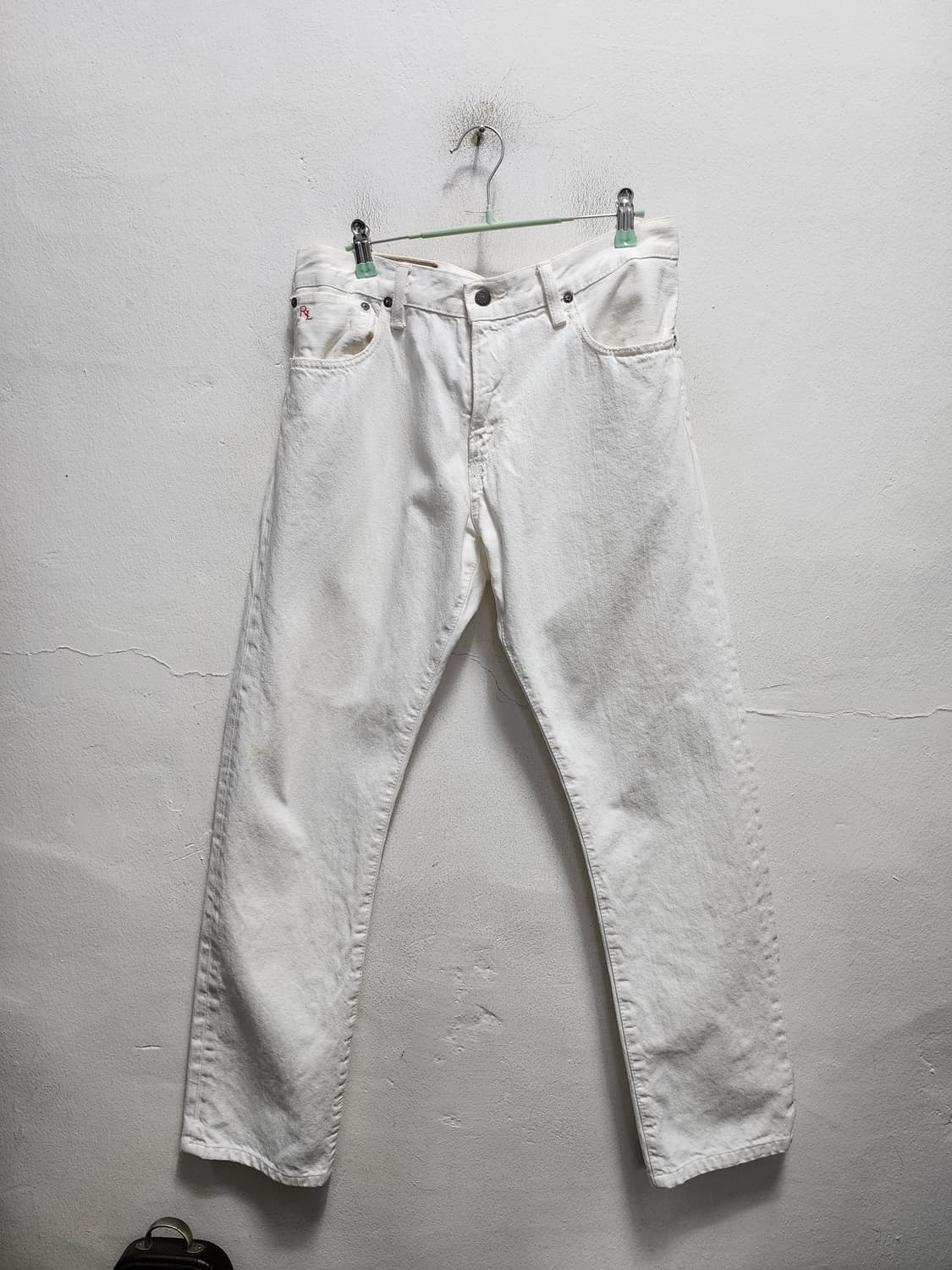 폴로 varick slim 스트레이트 화이트 데님 상품이미지2