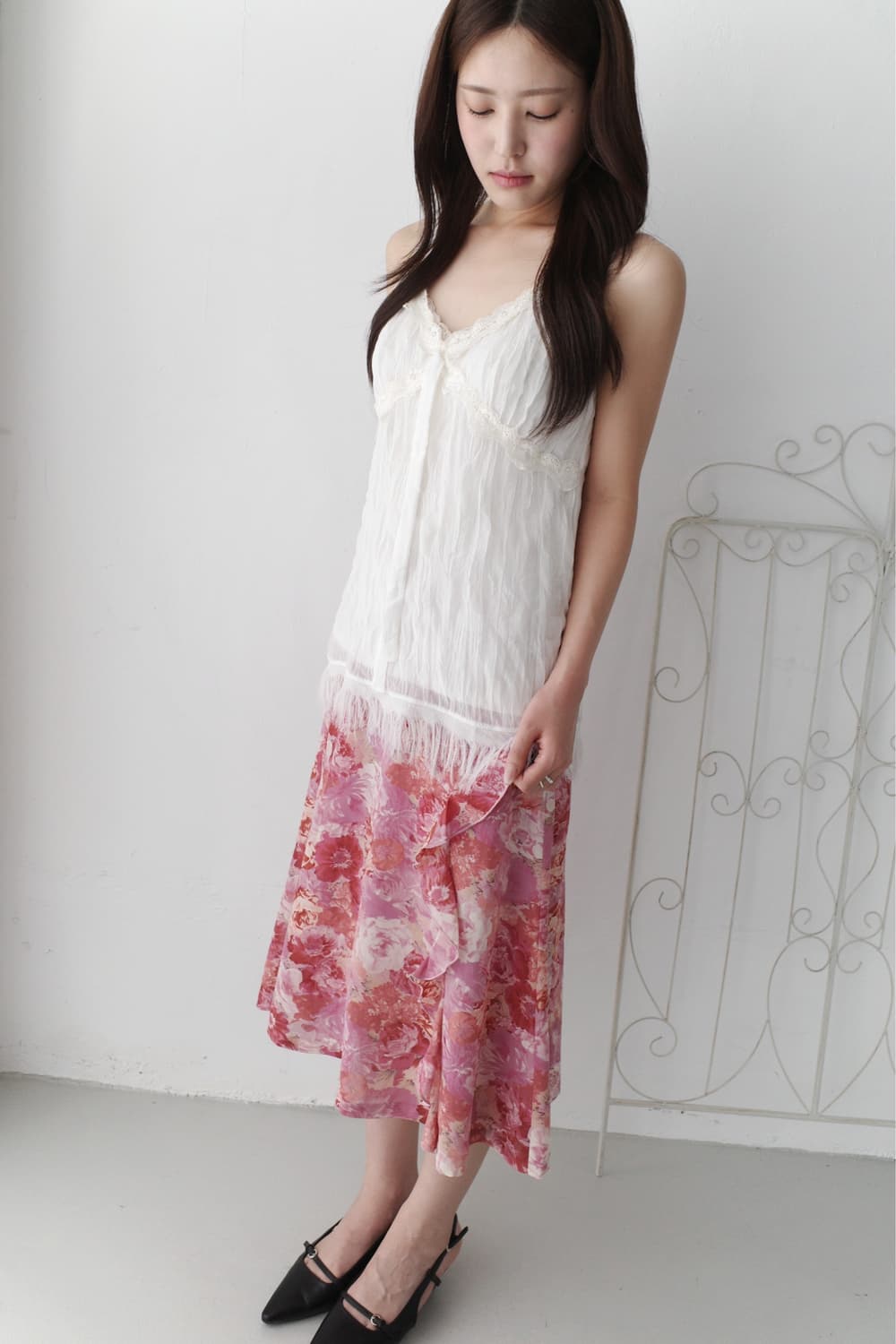 flower frill skirt 상품이미지5