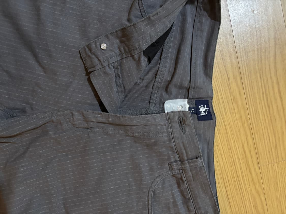 stussy cotton stripe pants 마지막사진착샷첨부 상품이미지1