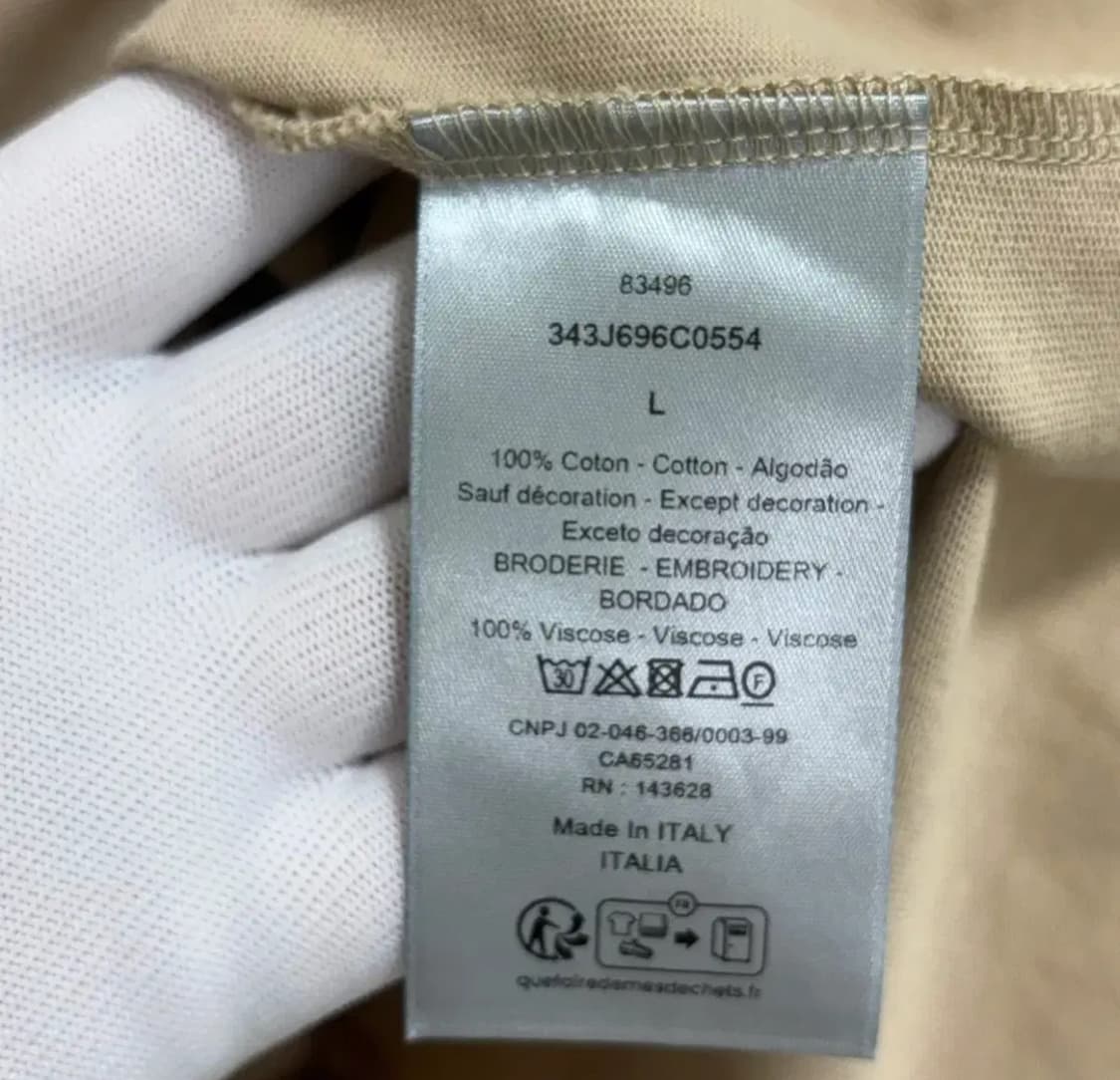 [L]디올 꾸뛰르 반팔티 상품이미지3