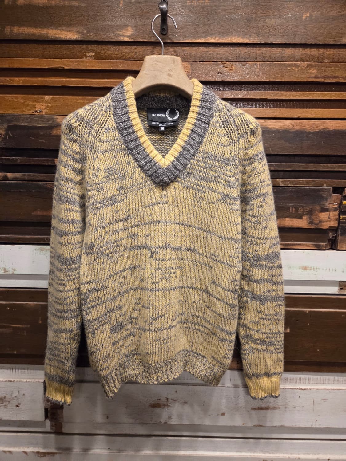 프레드페리 라프시몬즈 크리켓니트 상품이미지10