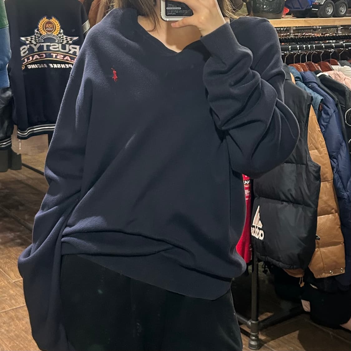 [HI] 폴로 랄프로렌 니트 네이비 상품이미지2