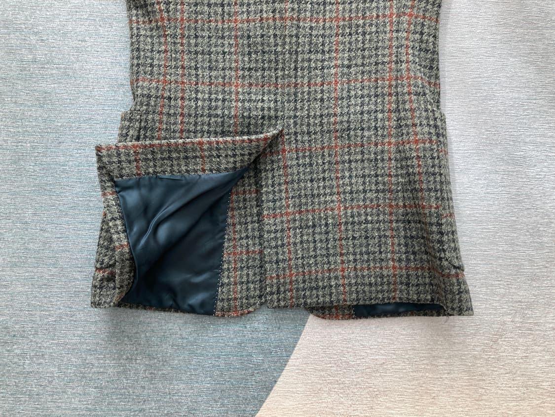 [48] 드리스반노튼 09fw 헤리스트위드 컷팅 울자켓 베스트 상품이미지9