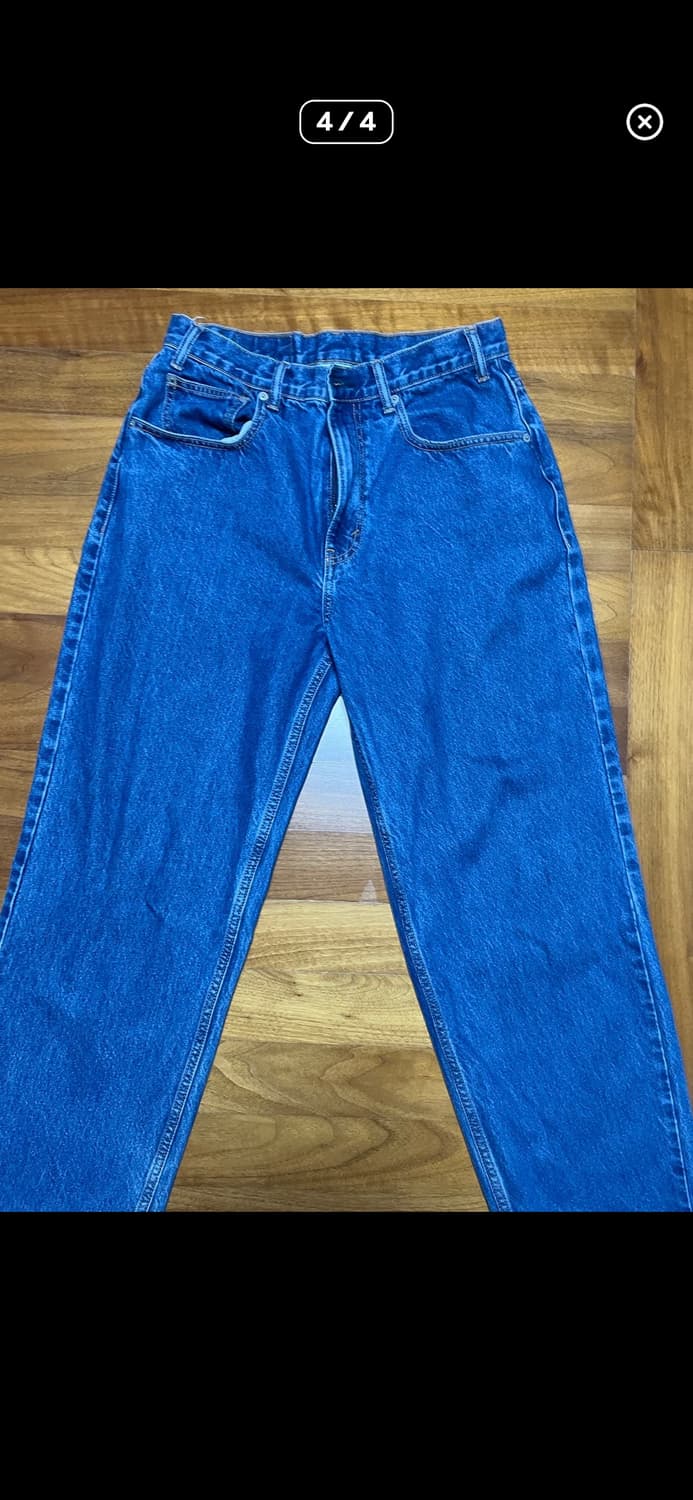 디스이즈네버댓 릴렉스드 데님 블루 M/ 네고 가능 상품이미지4