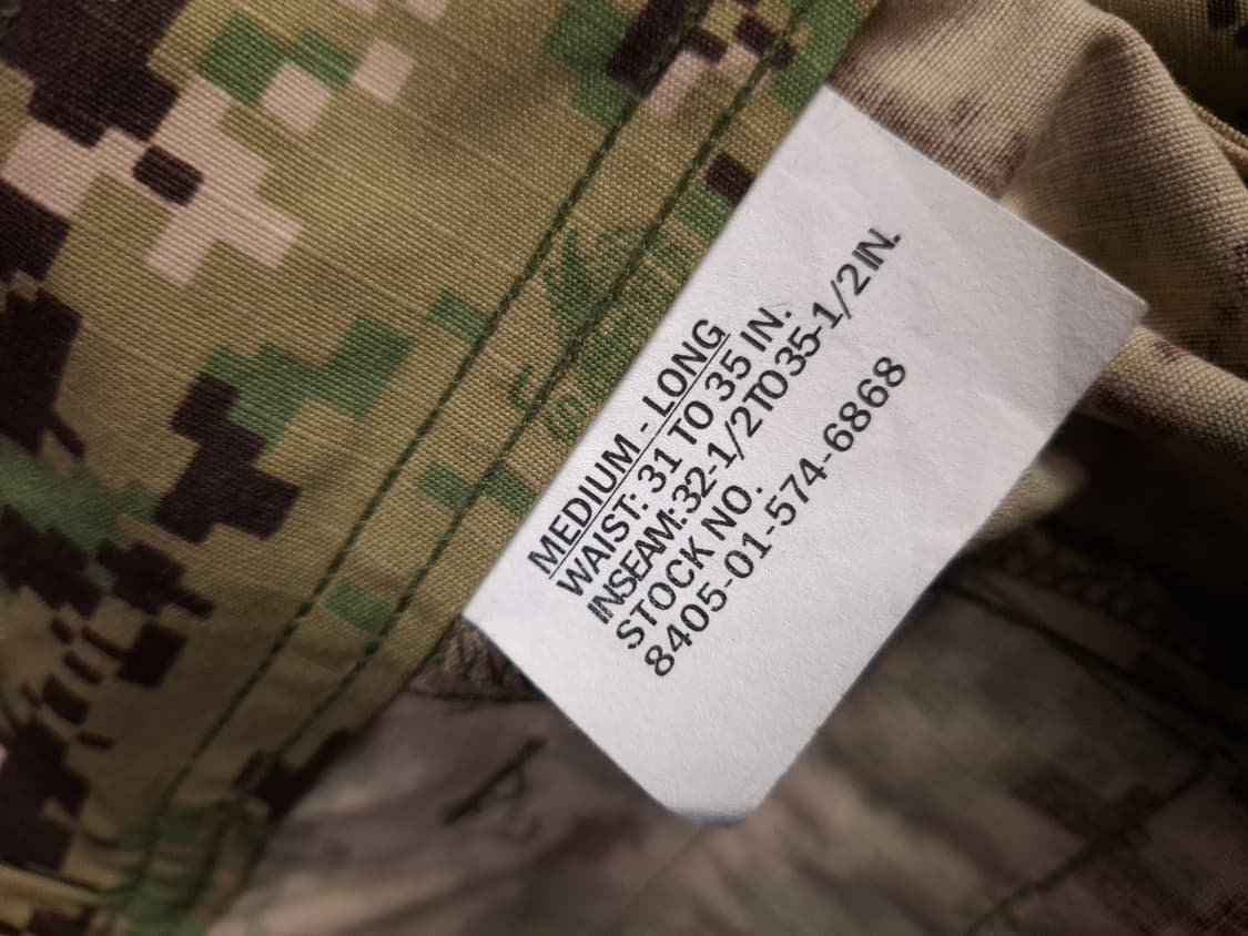 택새제품 오리지날 미해군 네이비실 전투복 2종 상품이미지9