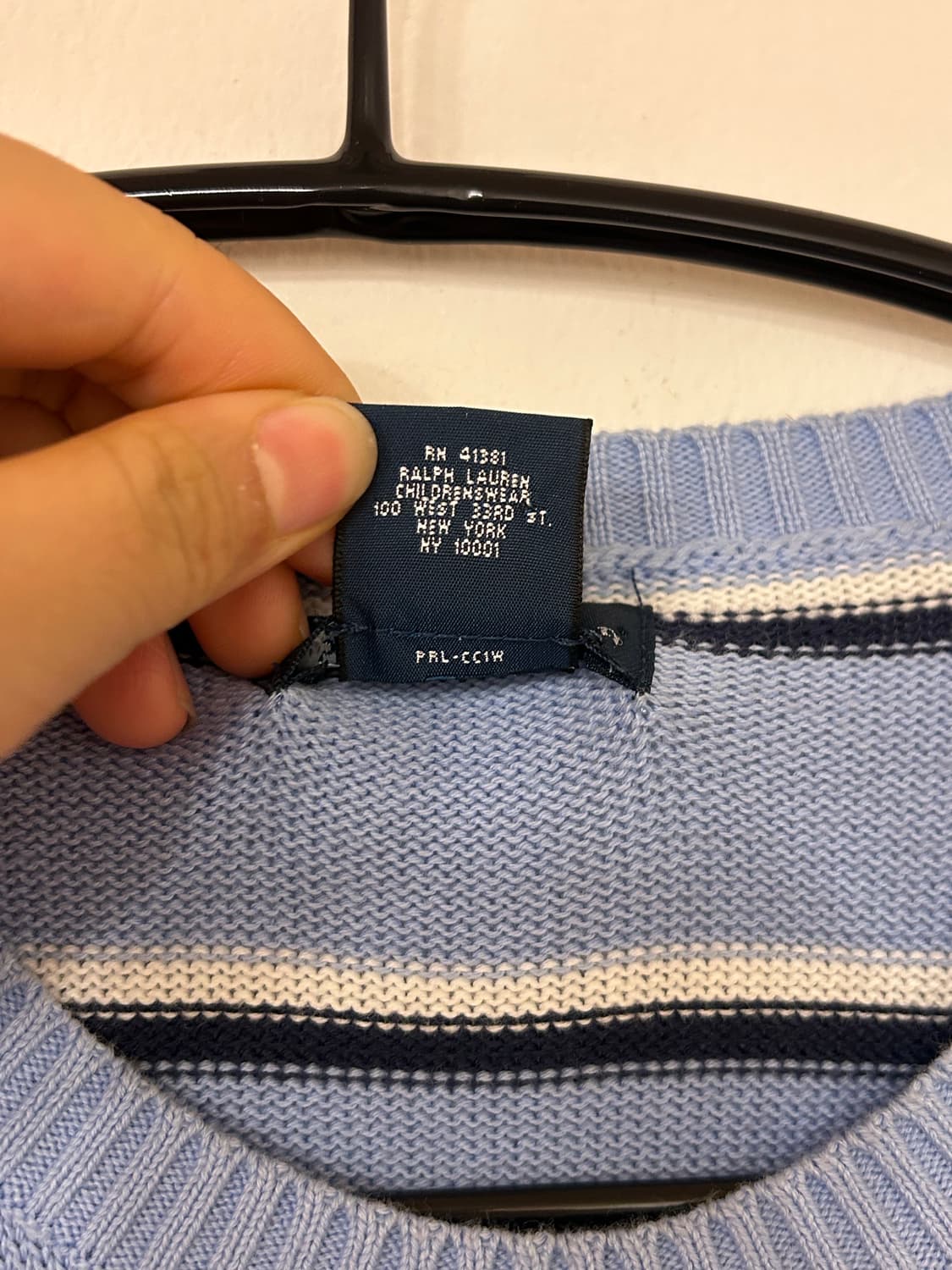 폴로 랄프로렌 스트라이프 니트 XL 상품이미지5