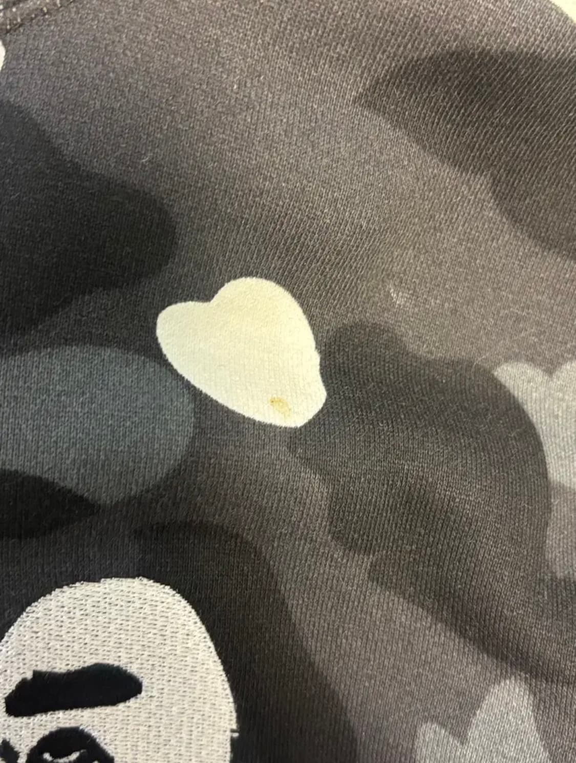 베이프 시티 카모 라지 에이프 헤드 풀오버 후드티 블랙 엔시티 위시 시온 상품이미지4