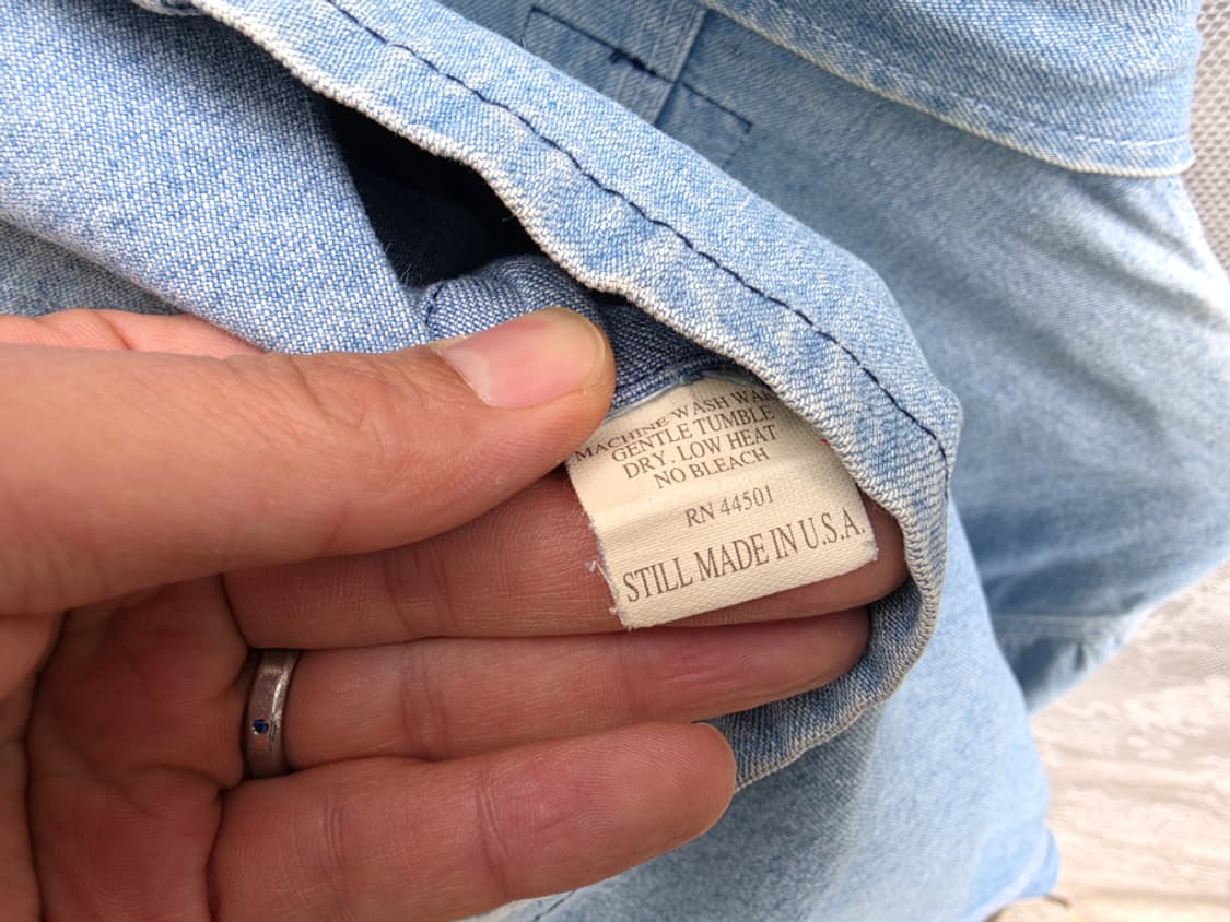 카터 앤 선즈 데님커버올 (made in usa) 상품이미지8