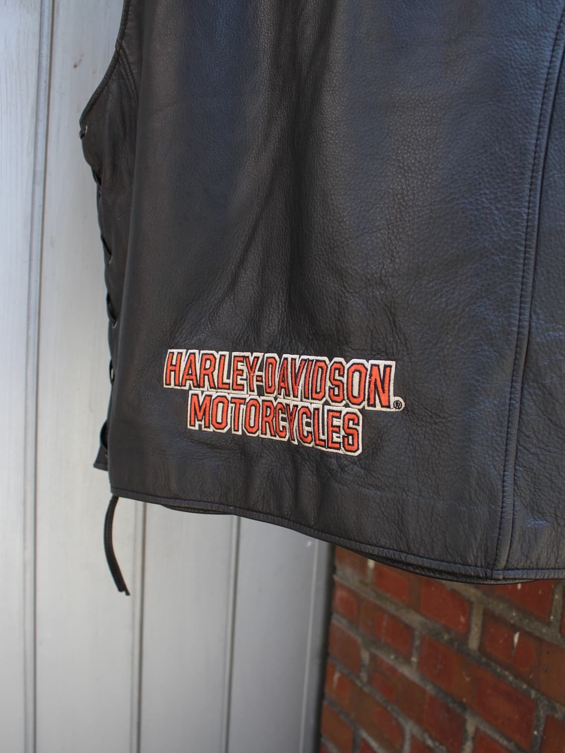 Harley Davidson Leather Vest 상품이미지2