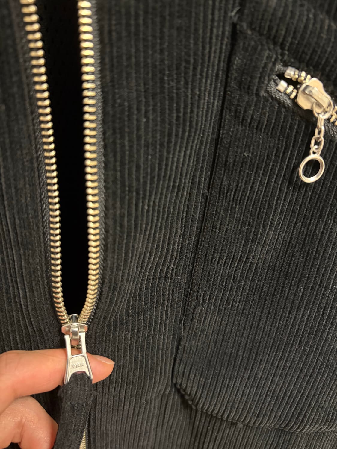 Fetch 코듀로이 워크 자켓 블랙 L 상품이미지4