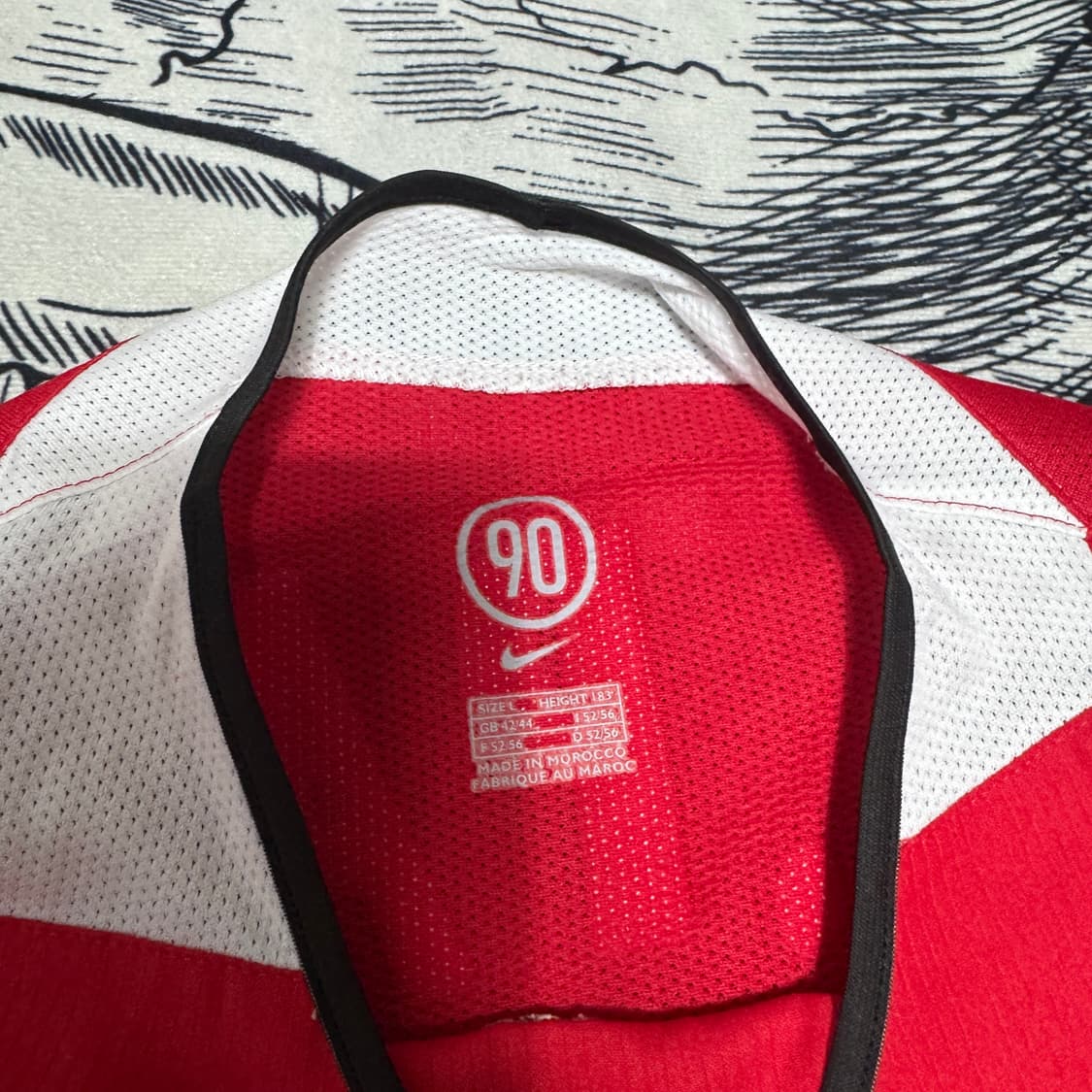 정품 05-06 맨체스터 유나이티드 박지성 마킹 L사이즈   상품이미지8