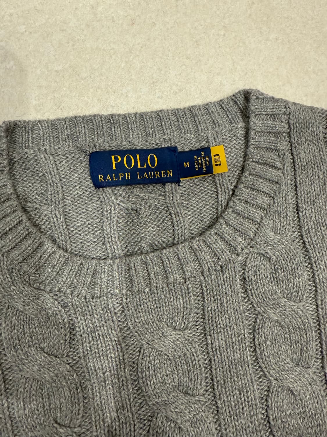 폴로 케이블 니트 상품이미지2