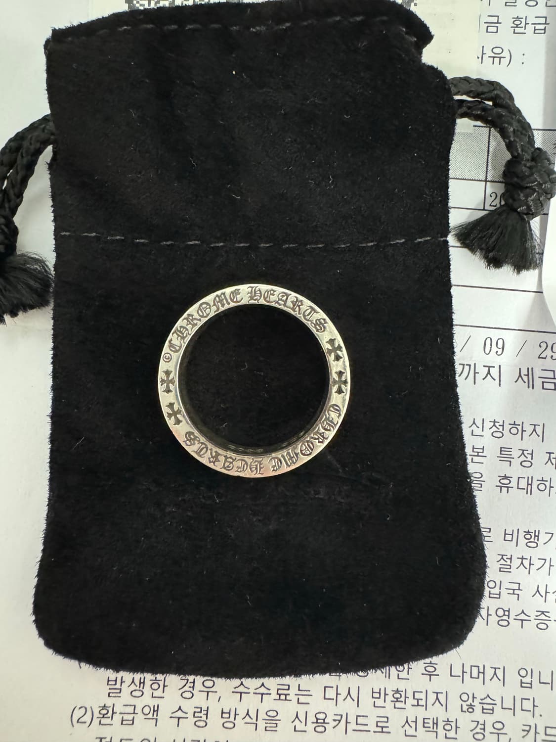 크롬하츠 포에버링 us9.5 상품이미지2