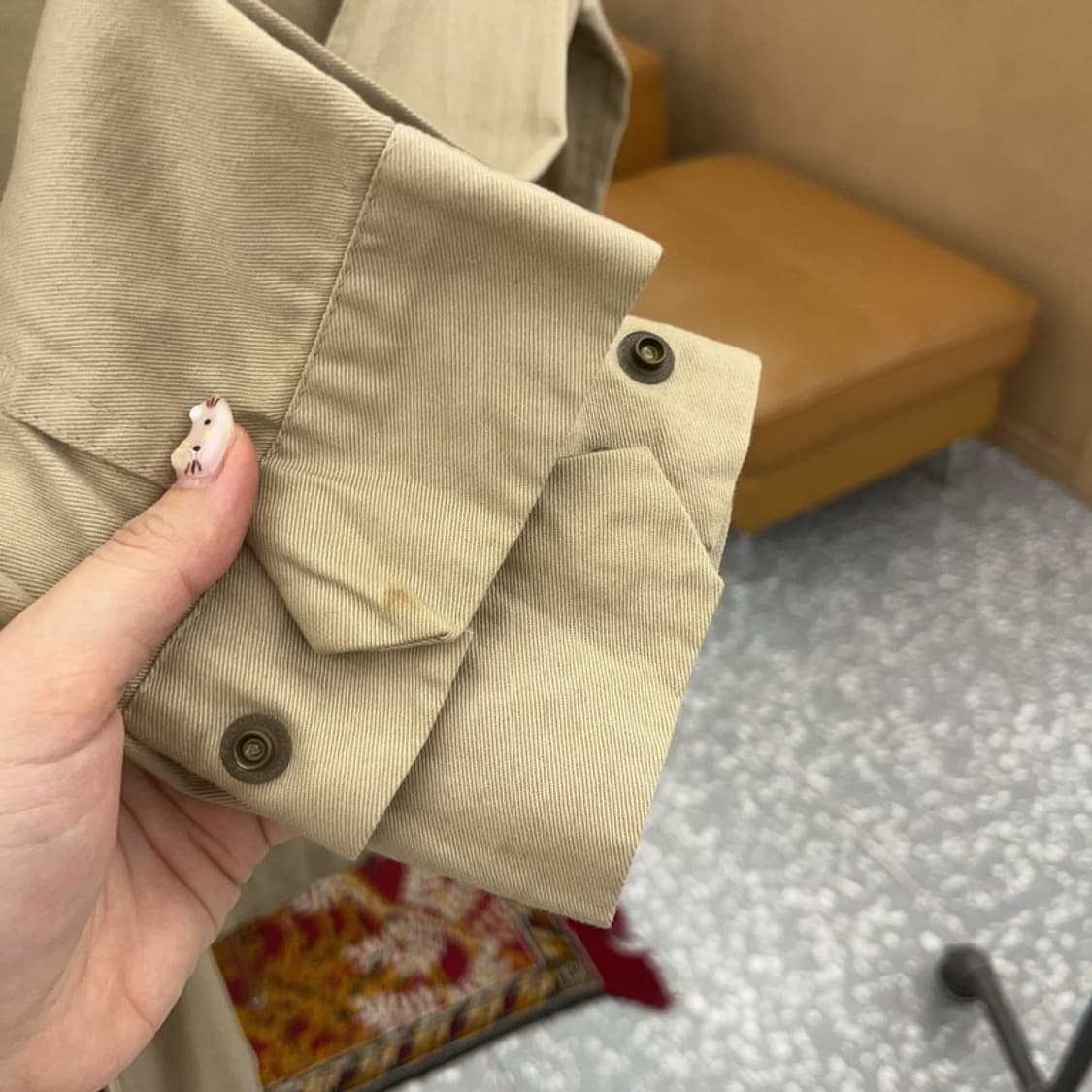 리타 LEATA 빈티지 밀리터리 워크 트러커 자켓 95 C06199 상품이미지8