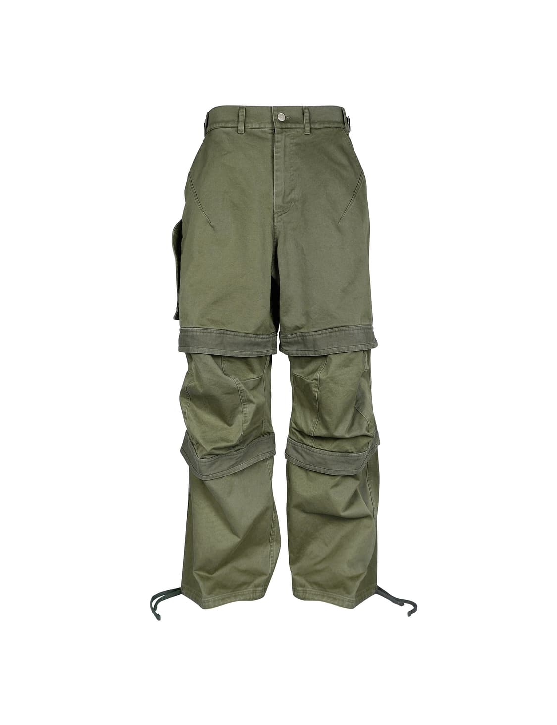 파프롬왓 레이어드 워크팬츠 / 올리브 / 1 상품이미지1