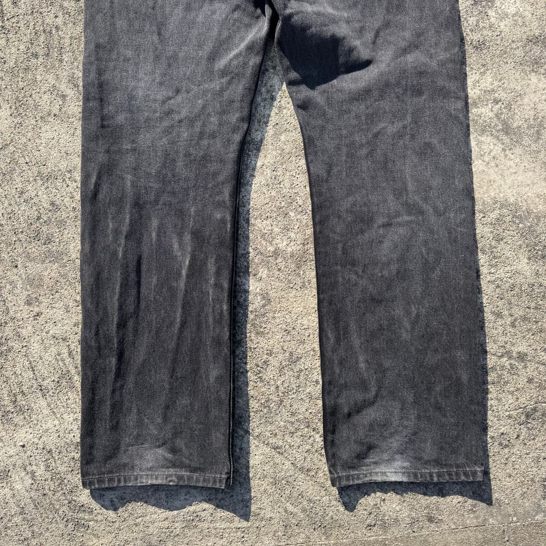 [38] 리바이스 501 흑청 데님 팬츠 상품이미지6