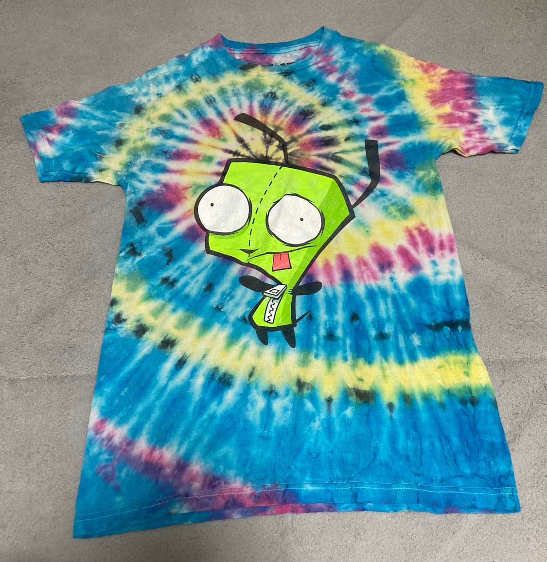 [S] INVADER ZIM 'GIR' Tie-Dye Tee 상품이미지1