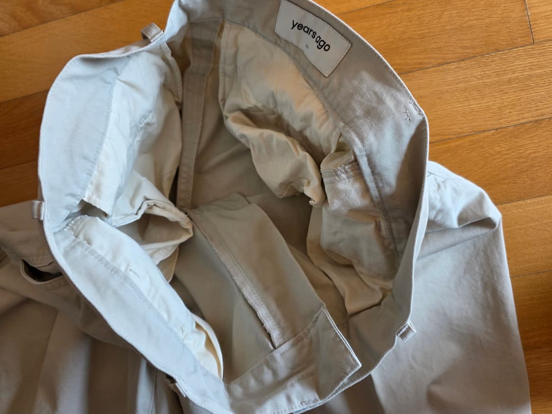 이얼즈어고 24ss Y-959 Drill One Tuck 와이드 치노 L 상품이미지6