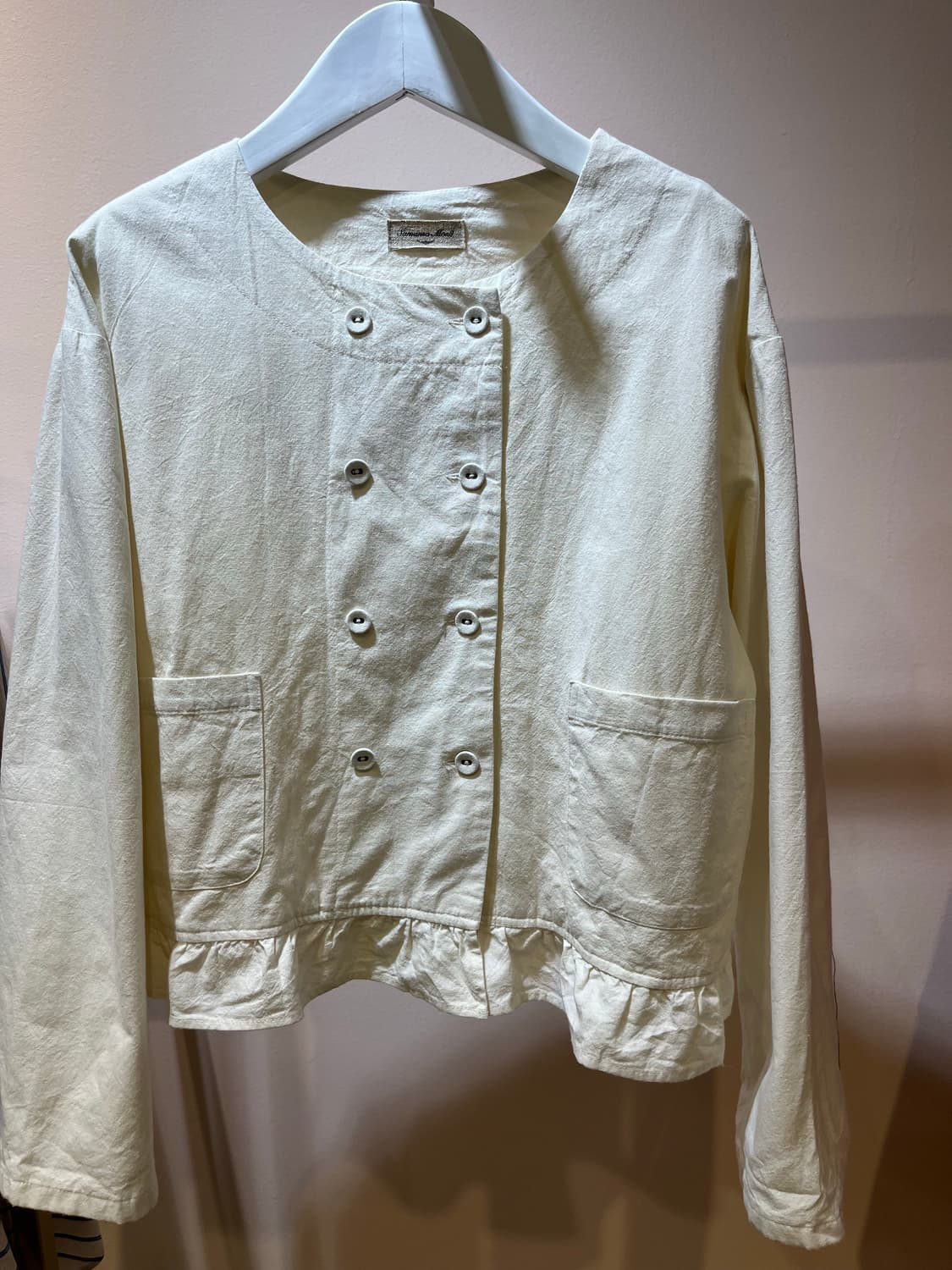 일본 아이보리 프릴자켓 상품이미지1