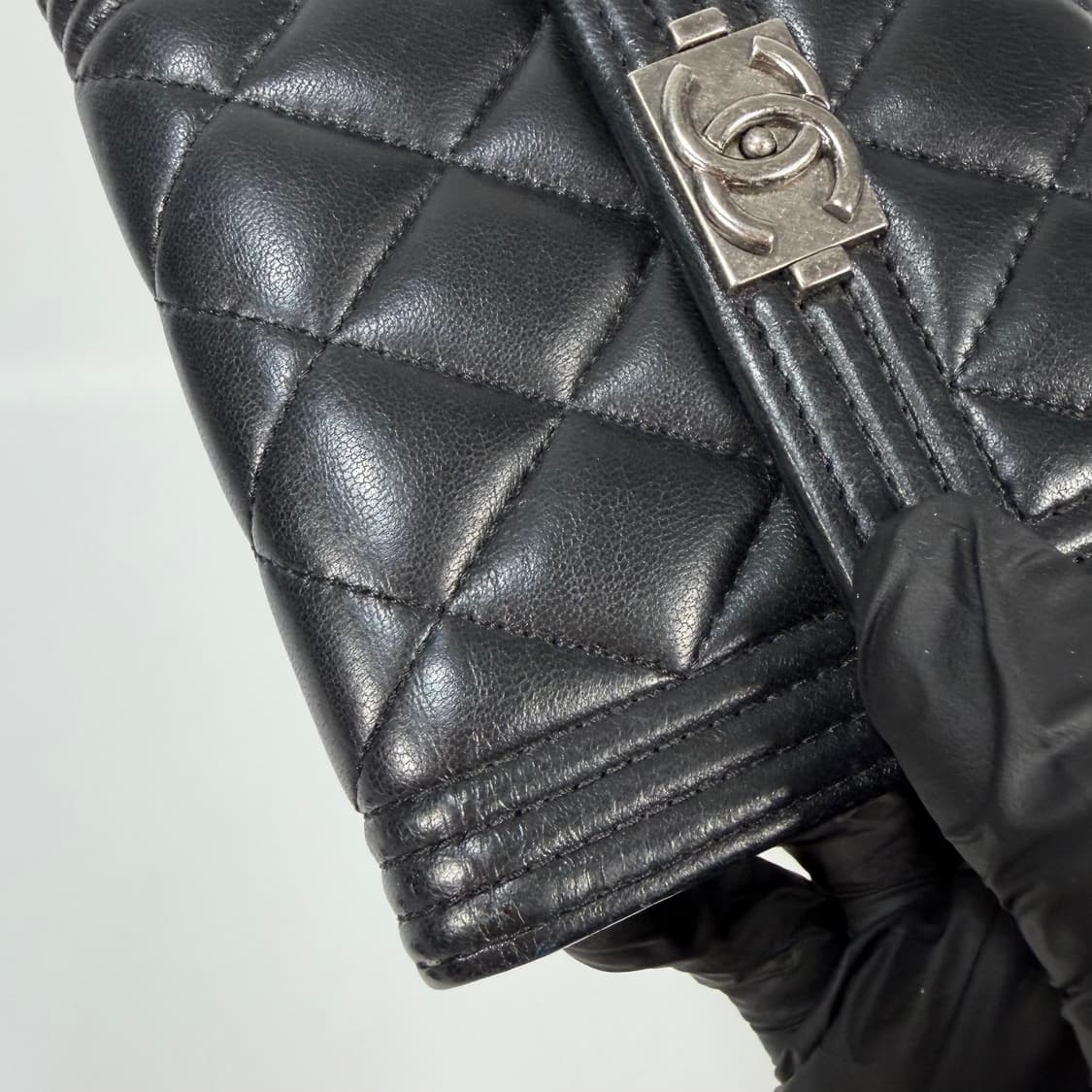 샤넬 보이 플랩 반지갑 상품이미지6