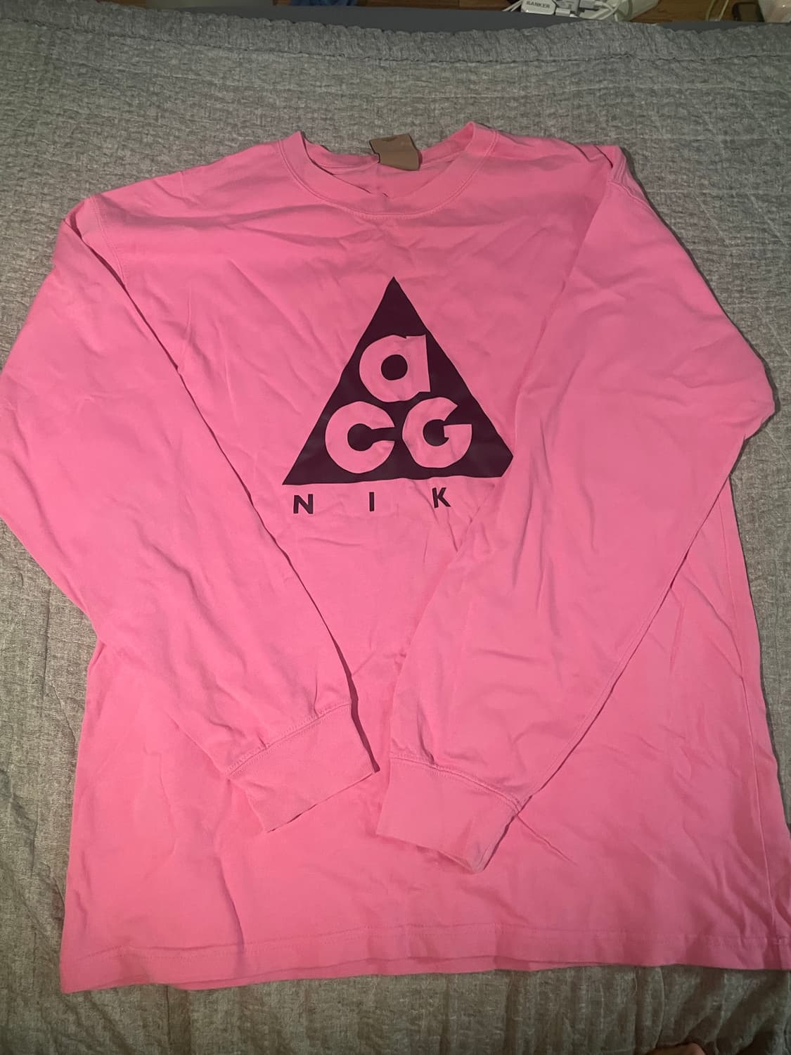 나이키 Acg 롱슬리브 티셔츠 핑크 M 사이즈 상품이미지1