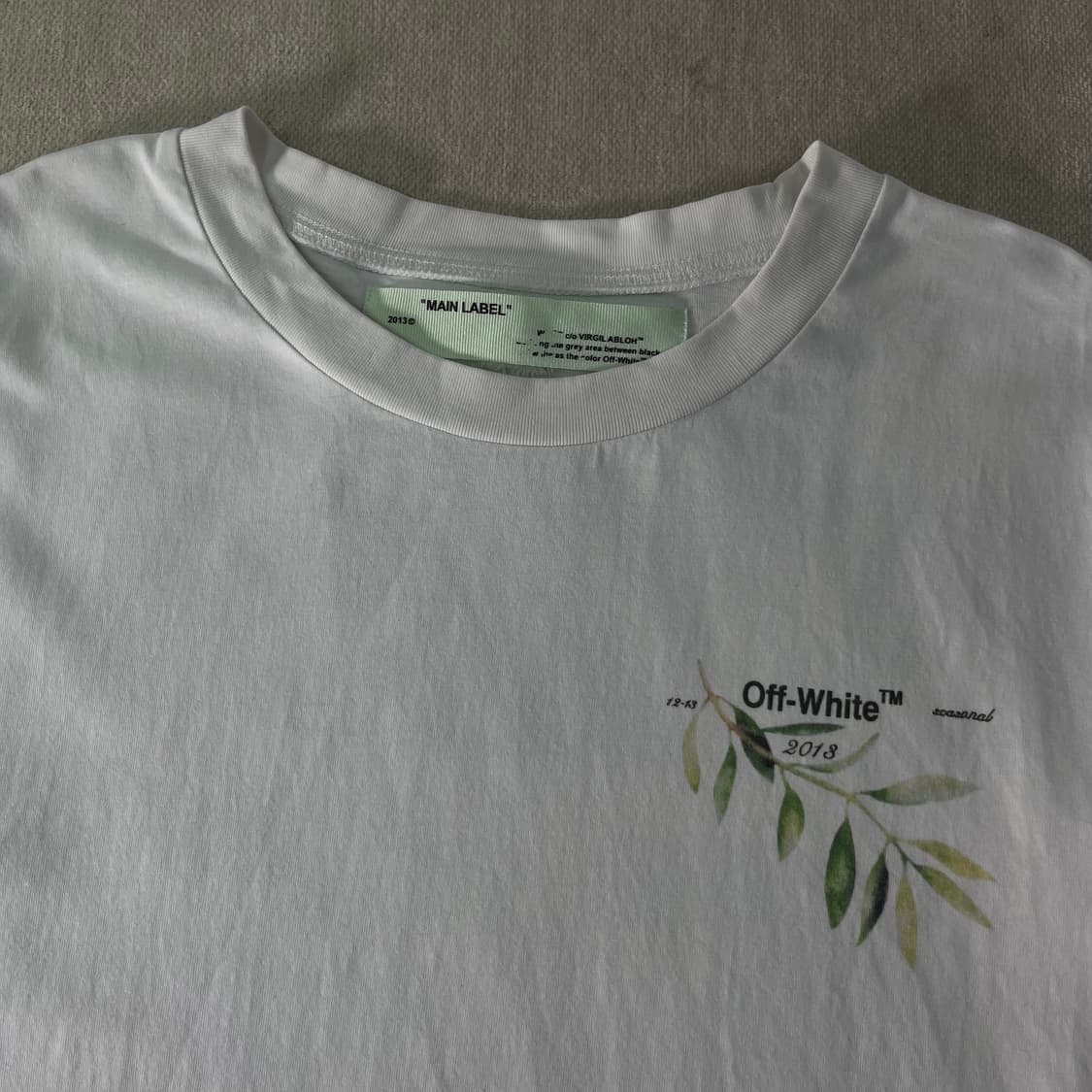 105 오프화이트 2019 s/s 에로우 반팔티셔츠 상품이미지3