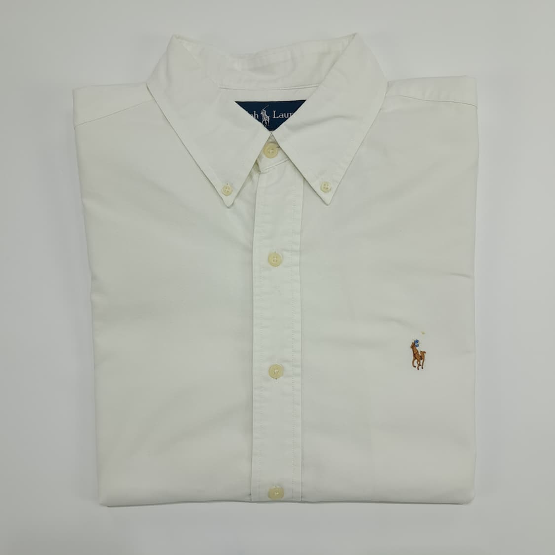 Co499 XL 폴로 랄프로렌 화이트 반팔 셔츠 남방 상품이미지8