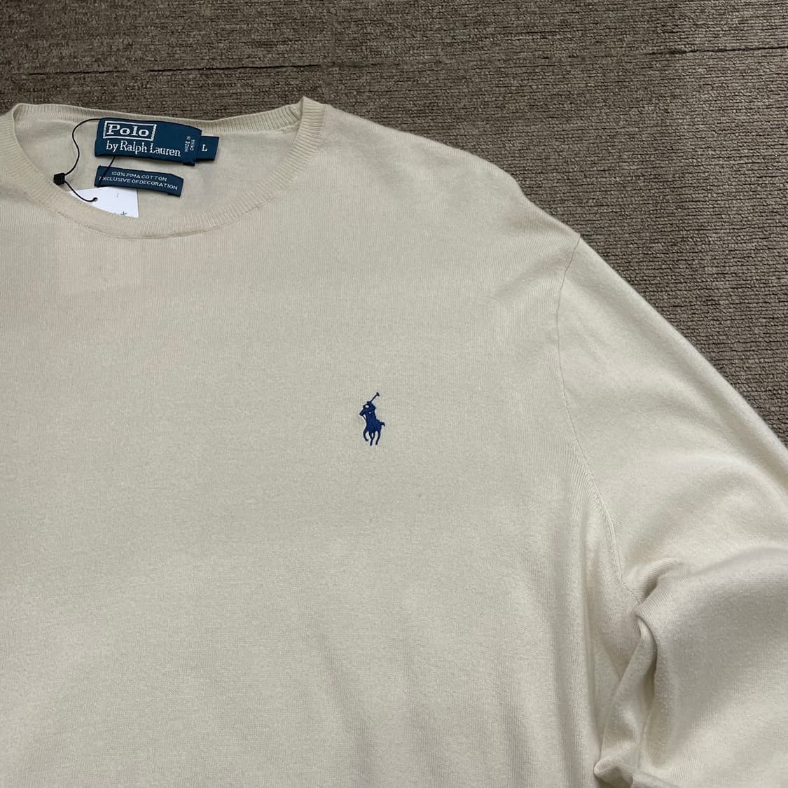 (L) POLO 폴로 랄프로렌 피마코튼 니트 상품이미지3