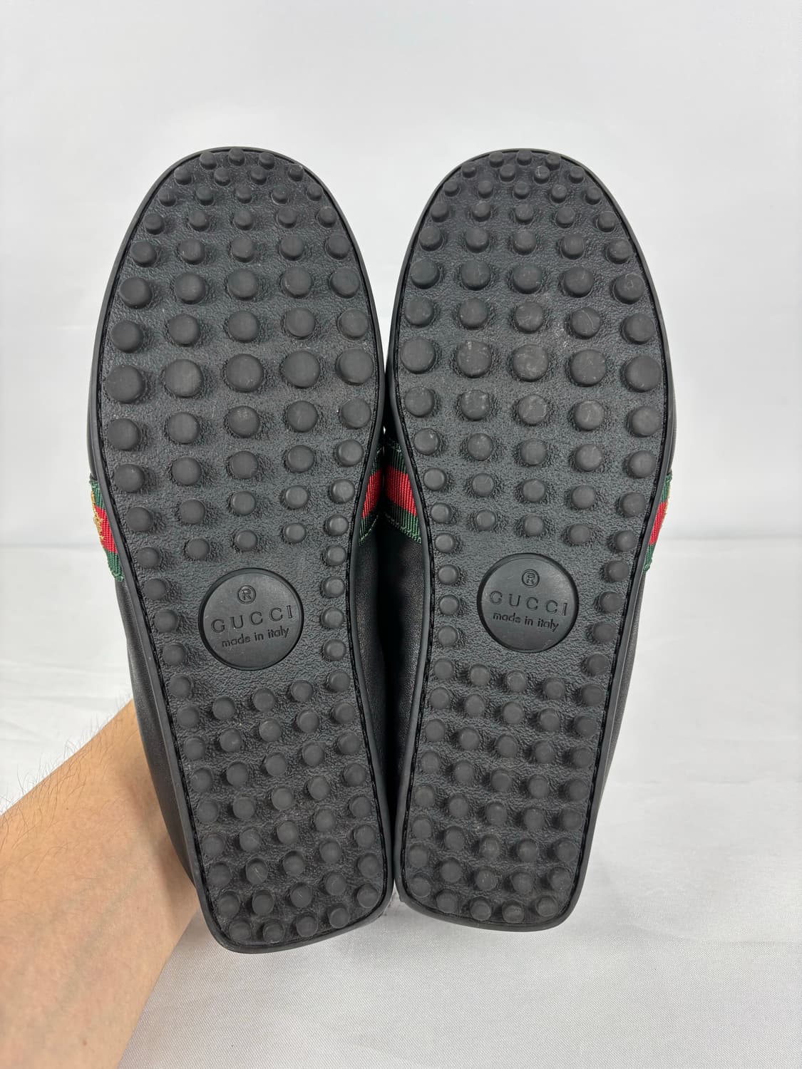 (새상품급)구찌 꿀벌삼선 드라이빙 로퍼슈즈 260 상품이미지6