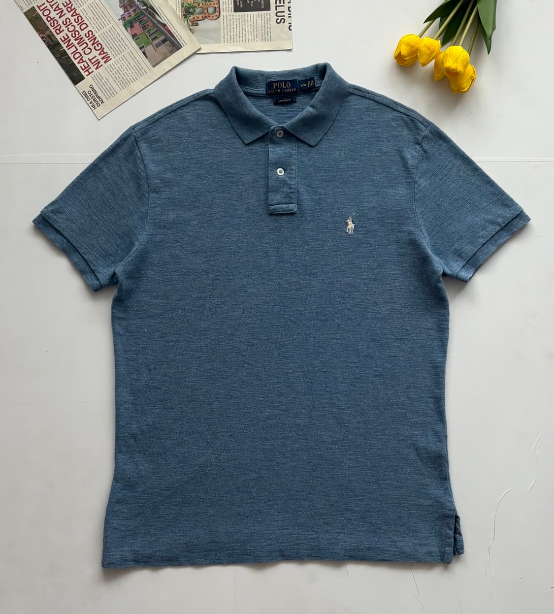 Polo 폴로랄프로렌 멜란지 블루 PK 카라티  상품이미지2