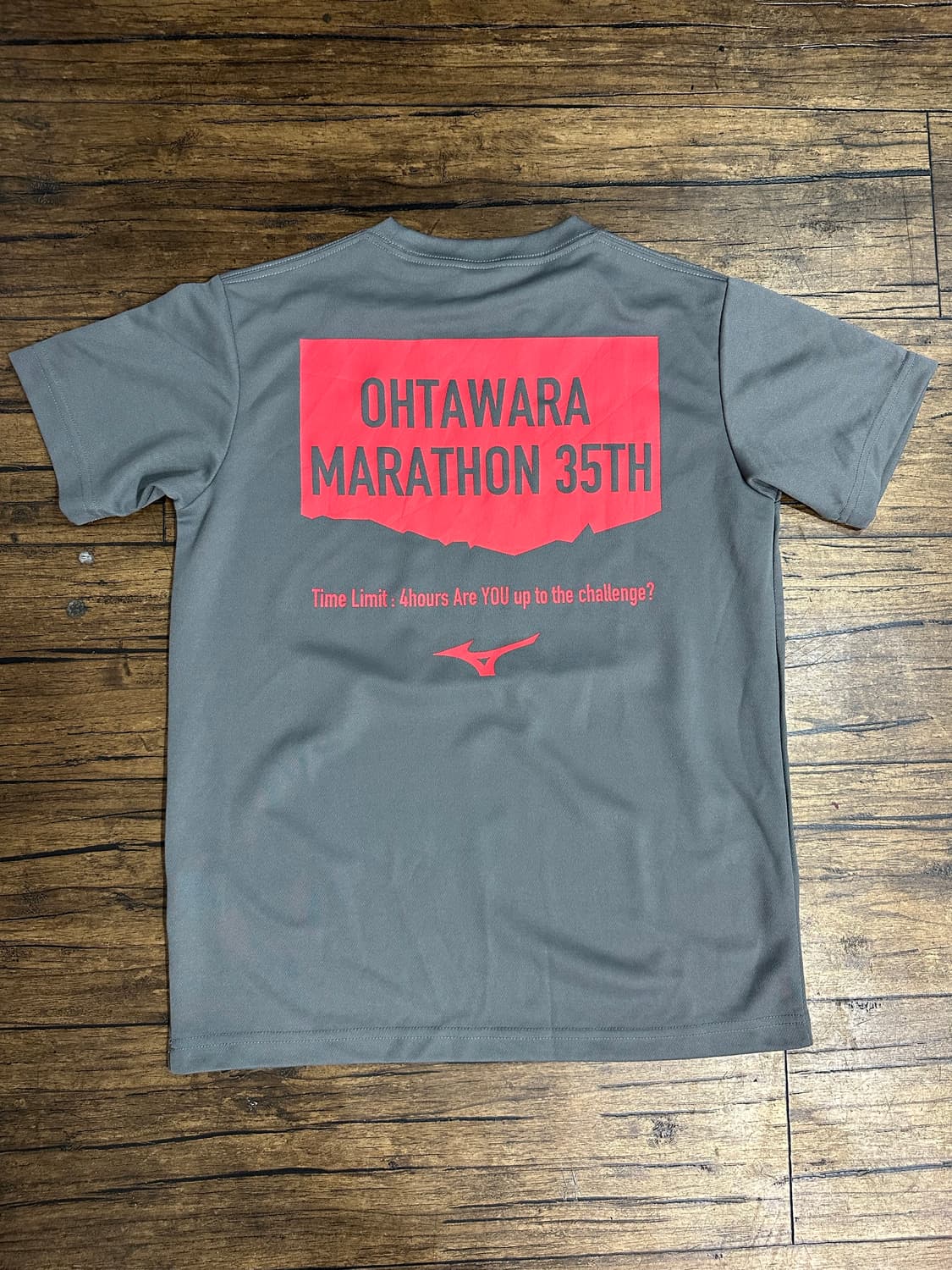 미즈노 MIZUNO 일본 오타와라 마라톤 기능성 반팔티 실측M 상품이미지1