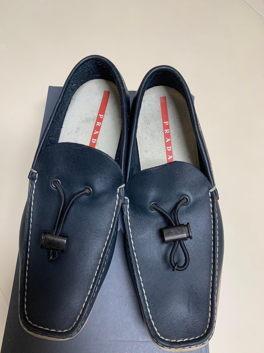프라다 남성 로퍼 네이비 7사이즈 상품이미지3
