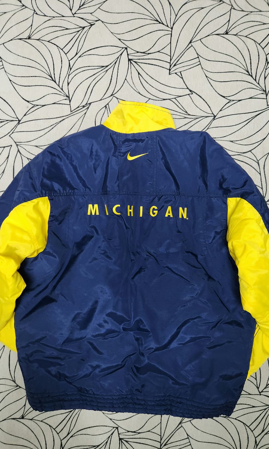 90'S 나이키 미시간 나일론 웜업 누빔자켓 L사이즈입니다 110 상품이미지2